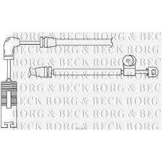 BWL3021 BORG & BECK Сигнализатор, износ тормозных колодок
