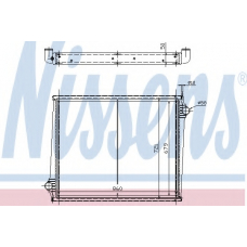640680 NISSENS Радиатор, охлаждение двигателя