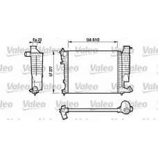 732535 VALEO Радиатор, охлаждение двигателя