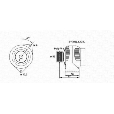 943355126010 MAGNETI MARELLI Генератор