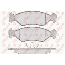 626.0295 VILLAR Комплект тормозных колодок, дисковый тормоз