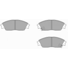FBP-0714-01 FREMAX Комплект тормозных колодок, дисковый тормоз