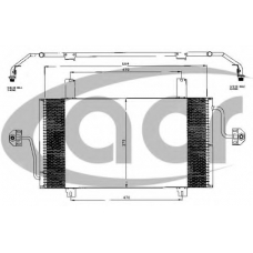 300528 ACR Конденсатор, кондиционер