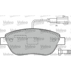 598839 VALEO Комплект тормозных колодок, дисковый тормоз