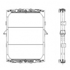 514183 NRF Радиатор, охлаждение двигател