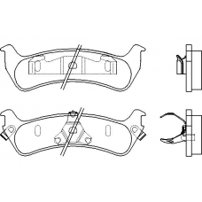 P 24 042 BREMBO Комплект тормозных колодок, дисковый тормоз