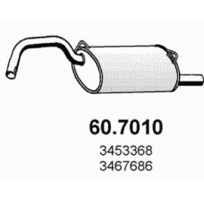 60.7010 ASSO Глушитель выхлопных газов конечный