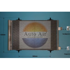 16-6232 AUTO AIR GLOUCESTER Конденсатор, кондиционер