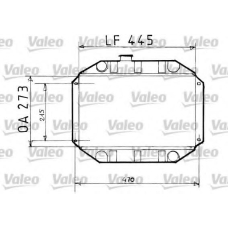 819151 VALEO Радиатор, охлаждение двигателя