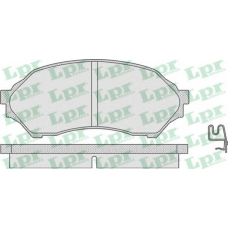 05P813 LPR Комплект тормозных колодок, дисковый тормоз