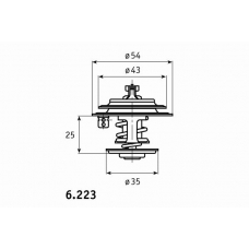 B.386.79 BEHR Термостат, охлаждающая жидкость