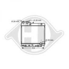 8524005 DIEDERICHS Радиатор, охлаждение двигателя