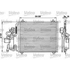 816865 VALEO Конденсатор, кондиционер