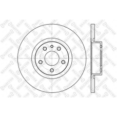 6020-1017-SX STELLOX Тормозной диск
