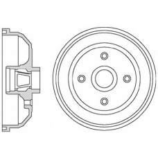 VBD24 MOTAQUIP Тормозной барабан