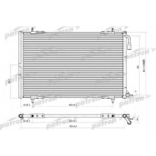 PRS1089 PATRON Конденсатор, кондиционер