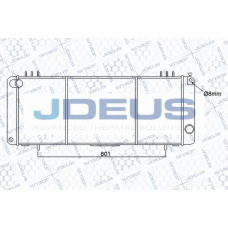 057M02 JDEUS Радиатор, охлаждение двигателя