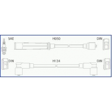 134388 Huco Ккомплект проводов зажигания