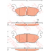 GDB7725 TRW Комплект тормозных колодок, дисковый тормоз