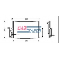 0627401 KUHLER SCHNEIDER Конденсатор, кондиционер