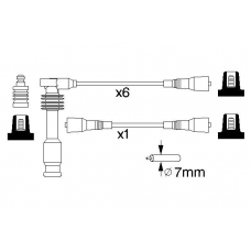 0 986 357 276 BOSCH Комплект проводов зажигания