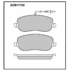 ADB11158 Allied Nippon Тормозные колодки