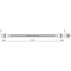 VBH900 MOTAQUIP Тормозной шланг