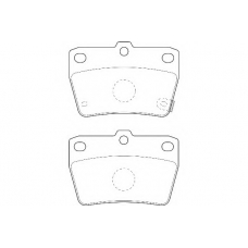 DBP371531 DURON Комплект тормозных колодок, дисковый тормоз