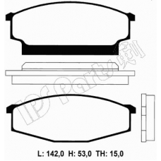 IBD-1132 IPS Parts Комплект тормозных колодок, дисковый тормоз