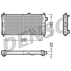 DRM20062 DENSO Радиатор, охлаждение двигателя