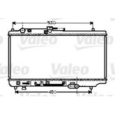 734509 VALEO Радиатор, охлаждение двигателя