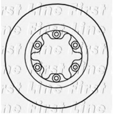 FBD1730 FIRST LINE Тормозной диск