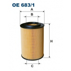 OE683/1 FILTRON Масляный фильтр