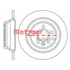 61265.00 METZGER Тормозной диск