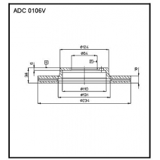 ADC 0106V Allied Nippon Гидравлические цилиндры