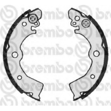 S 56 506 BREMBO Комплект тормозных колодок