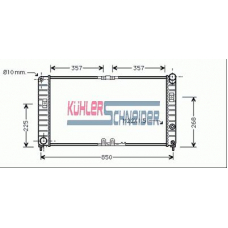 0600171 KUHLER SCHNEIDER Радиатор, охлаждение двигател