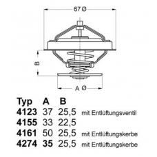 4274.92D WAHLER Термостат, охлаждающая жидкость