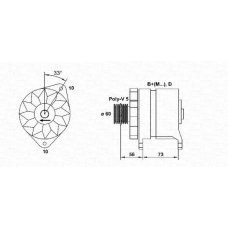 063321155010 MAGNETI MARELLI Генератор