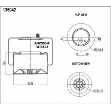 34183-23 K Airtech Кожух пневматической рессоры