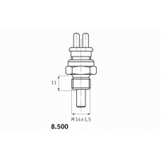 8.500.01 BEHR Датчик, температура охлаждающей жидкости