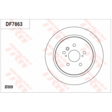 DF7863 TRW Тормозной диск