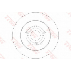 DF6176 TRW Тормозной диск