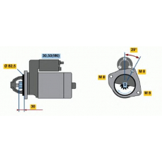 0 001 223 003 BOSCH Стартер