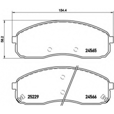 P 30 058 BREMBO Комплект тормозных колодок, дисковый тормоз