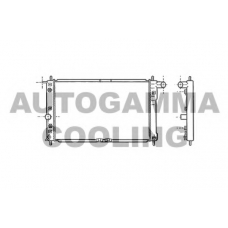 102588 AUTOGAMMA Радиатор, охлаждение двигателя