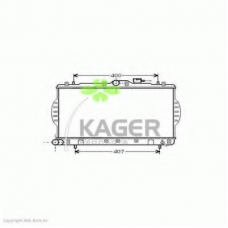 31-0516 KAGER Радиатор, охлаждение двигателя