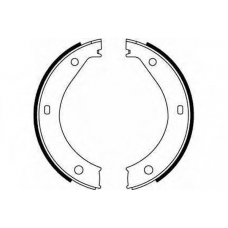 GS8217 TRW Комплект тормозных колодок, стояночная тормозная с