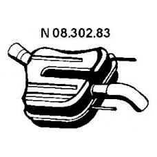 08.302.83 EBERSPACHER Глушитель выхлопных газов конечный