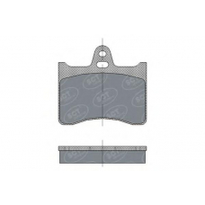 SP 297 SCT Комплект тормозных колодок, дисковый тормоз